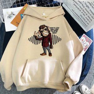 Comfortable Rock Arctic Monkeys Print Hoodie Hip Hop Coats Rapper Sweater Unisex